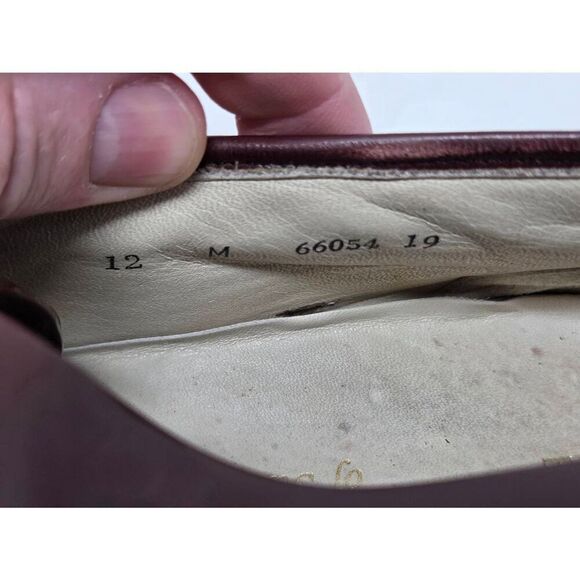 BALLY MADE IN SWITZERLAND MEN’S BROWN LEATHER BARNES DRESS LOAFERS US SIZE 12 M main image 8